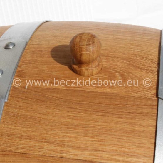 Beczka dębowa 3 litry kran mosiężny - obrazek 6